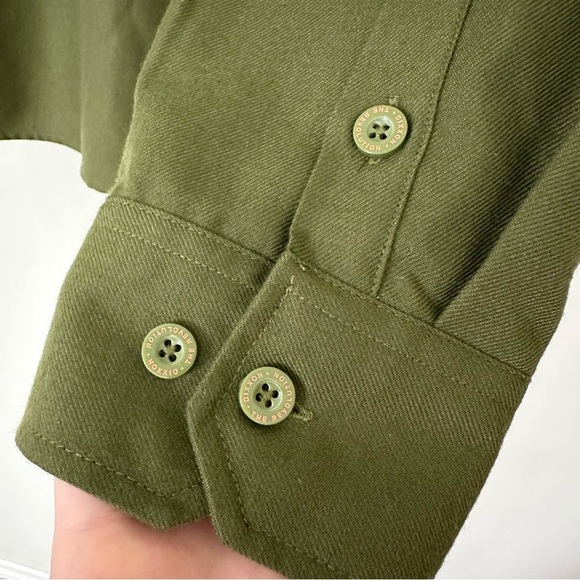 Dixxon Flannel The Revolution Men’s Green Military Shirt - Picture 9 of 11